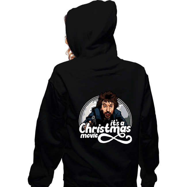 Daily_Deal_Shirts Zippered Hoodies, Unisex / Small / Black It's A Christmas Movie