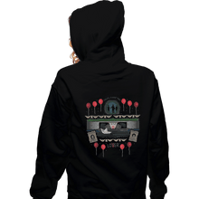 Load image into Gallery viewer, Shirts Zippered Hoodies, Unisex / Small / Black Ugly Holi-derry Sweater
