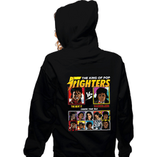 Load image into Gallery viewer, Shirts Zippered Hoodies, Unisex / Small / Black King Of Pop Fighters
