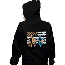 Load image into Gallery viewer, Shirts Zippered Hoodies, Unisex / Small / Black Black Dragonia
