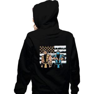 Shirts Zippered Hoodies, Unisex / Small / Black Black Dragonia