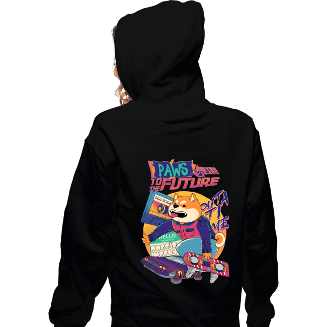 Daily_Deal_Shirts Zippered Hoodies, Unisex / Small / Black Doggie McFly