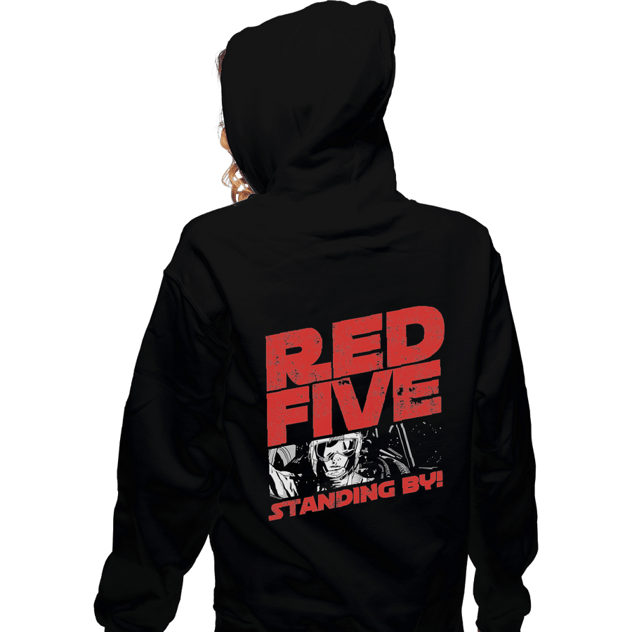 Shirts Zippered Hoodies, Unisex / Small / Black Red 5 Standing By
