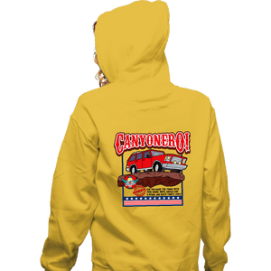 Daily_Deal_Shirts Zippered Hoodies, Unisex / Small / White Canyonero!