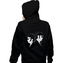 Load image into Gallery viewer, Shirts Pullover Hoodies, Unisex / Small / Black Blues Bros
