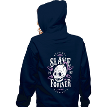 Load image into Gallery viewer, Shirts Zippered Hoodies, Unisex / Small / Navy Slave Forever
