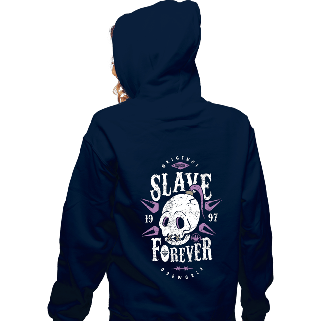 Shirts Zippered Hoodies, Unisex / Small / Navy Slave Forever