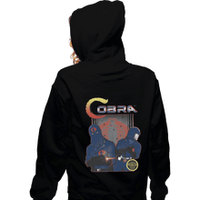 Load image into Gallery viewer, Shirts Zippered Hoodies, Unisex / Small / Black Cobra
