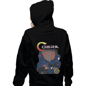 Shirts Zippered Hoodies, Unisex / Small / Black Cobra