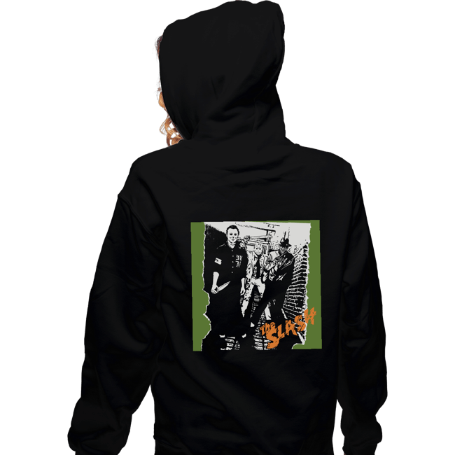 Daily_Deal_Shirts Zippered Hoodies, Unisex / Small / Black The Slash