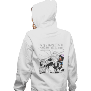 Shirts Pullover Hoodies, Unisex / Small / White Make Mistakes Get Blotto