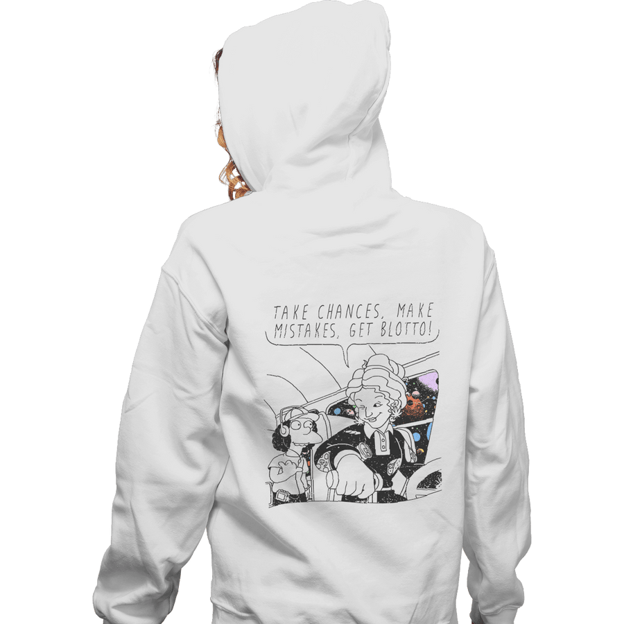 Shirts Pullover Hoodies, Unisex / Small / White Make Mistakes Get Blotto