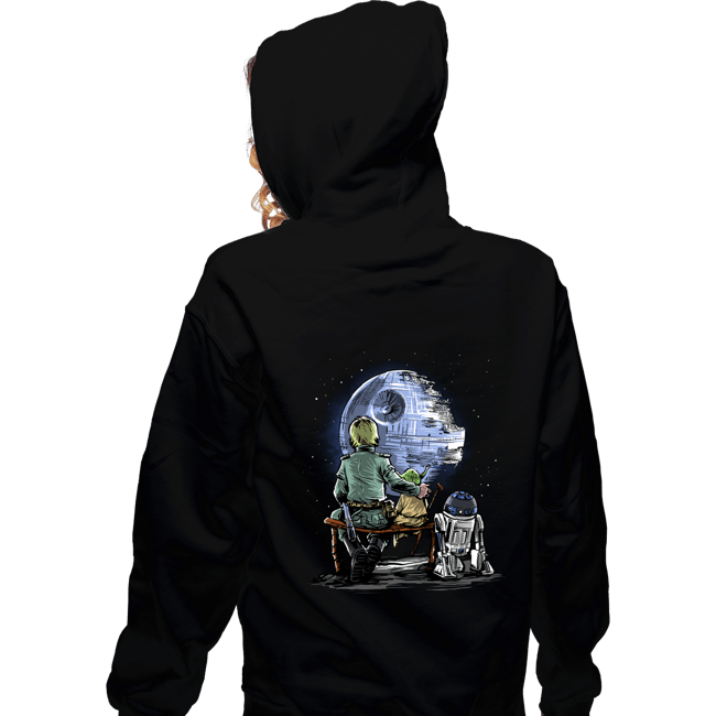 Daily_Deal_Shirts Zippered Hoodies, Unisex / Small / Black Master And Apprentice