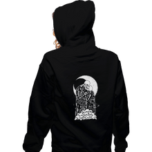 Load image into Gallery viewer, Shirts Zippered Hoodies, Unisex / Small / Black The Kiss Of Death
