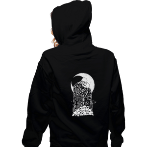 Shirts Zippered Hoodies, Unisex / Small / Black The Kiss Of Death