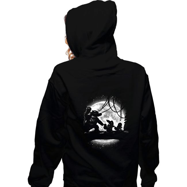 Shirts Zippered Hoodies, Unisex / Small / Black Moonlight Water Types