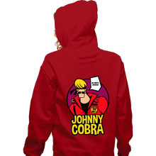 Load image into Gallery viewer, Shirts Zippered Hoodies, Unisex / Small / Red Johnny Cobra
