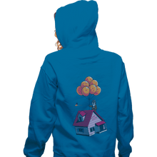 Load image into Gallery viewer, Shirts Zippered Hoodies, Unisex / Small / Royal Blue Adventure Is Up There
