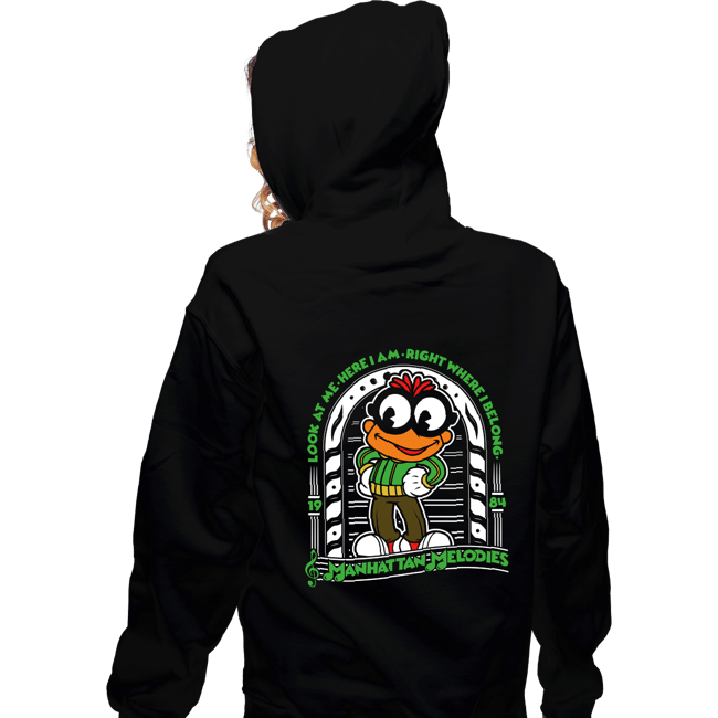 Shirts Zippered Hoodies, Unisex / Small / Black Scooter Melodies