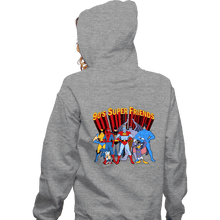 Load image into Gallery viewer, Secret_Shirts Zippered Hoodies, Unisex / Small / Sports Grey The 90s Superfriends
