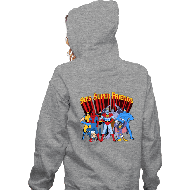 Secret_Shirts Zippered Hoodies, Unisex / Small / Sports Grey The 90s Superfriends