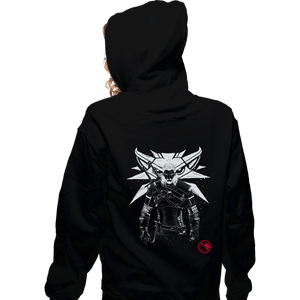 Daily_Deal_Shirts Zippered Hoodies, Unisex / Small / Black Hunting Monsters