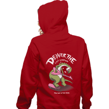 Load image into Gallery viewer, Shirts Zippered Hoodies, Unisex / Small / Red Last Dinosaur Vs The World
