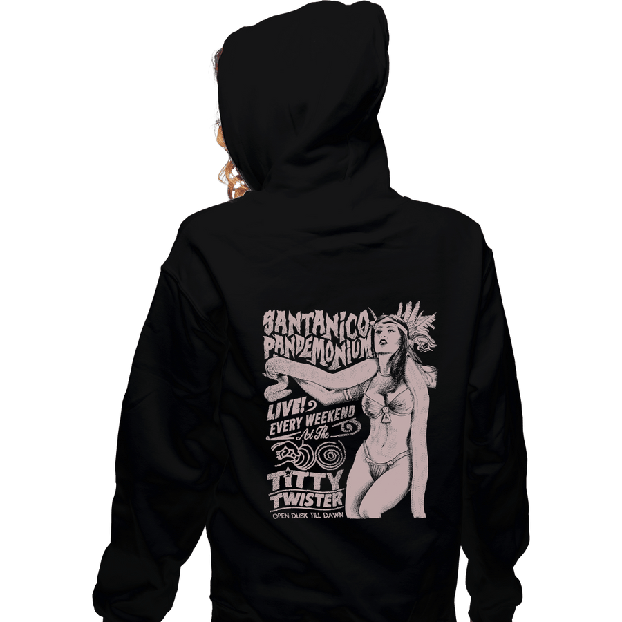 Shirts Zippered Hoodies, Unisex / Small / Black Santanico Pandemonium