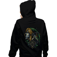 Load image into Gallery viewer, Shirts Zippered Hoodies, Unisex / Small / Black Emblem Of The Chosen One
