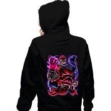 Load image into Gallery viewer, Daily_Deal_Shirts Zippered Hoodies, Unisex / Small / Black Bison Fighter
