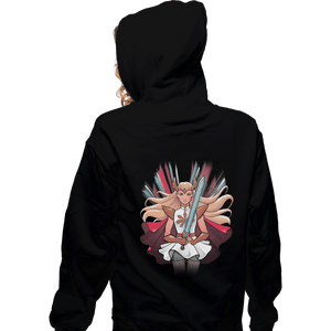 Shirts Zippered Hoodies, Unisex / Small / Black Princess of Power