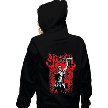 Load image into Gallery viewer, Shirts Pullover Hoodies, Unisex / Small / Black Groovy Metal
