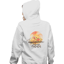 Load image into Gallery viewer, Shirts Zippered Hoodies, Unisex / Small / White No Worries Watercolor
