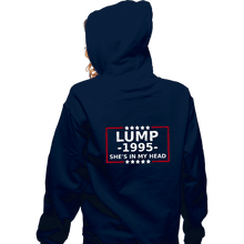 Load image into Gallery viewer, Secret_Shirts Zippered Hoodies, Unisex / Small / Navy Vote Lump
