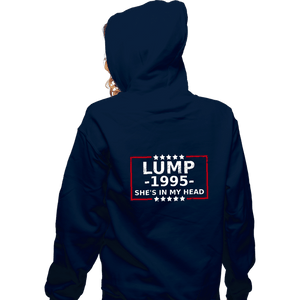 Secret_Shirts Zippered Hoodies, Unisex / Small / Navy Vote Lump