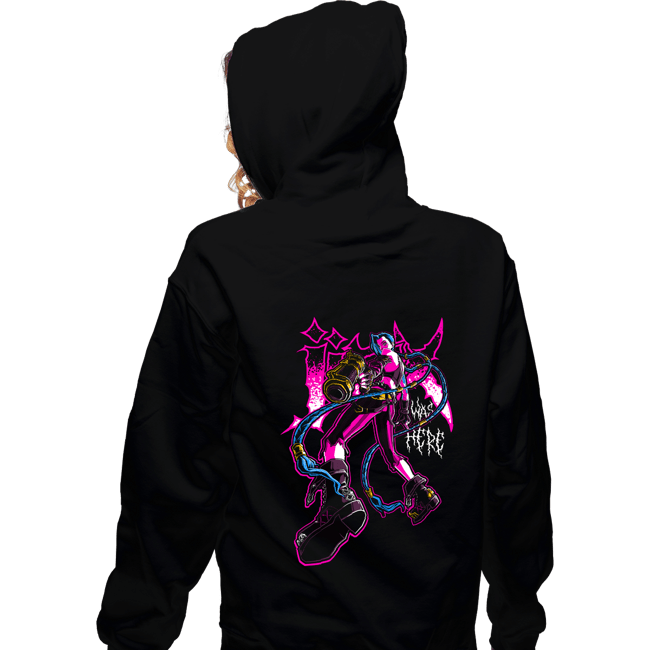 Daily_Deal_Shirts Zippered Hoodies, Unisex / Small / Black Jinx Metal