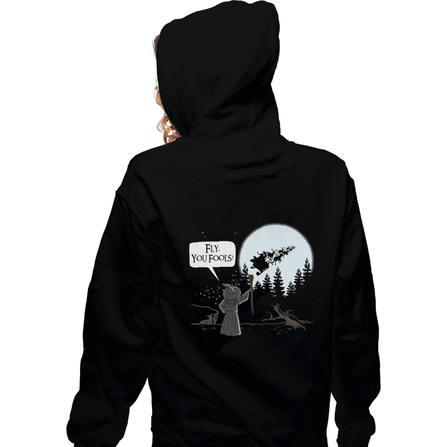 Shirts Zippered Hoodies, Unisex / Small / Black Fly you fools!