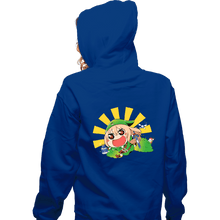 Load image into Gallery viewer, Shirts Zippered Hoodies, Unisex / Small / Royal Blue Legend Of Umaru
