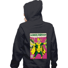 Load image into Gallery viewer, Shirts Zippered Hoodies, Unisex / Small / Dark Heather Glorious Purpose!!!
