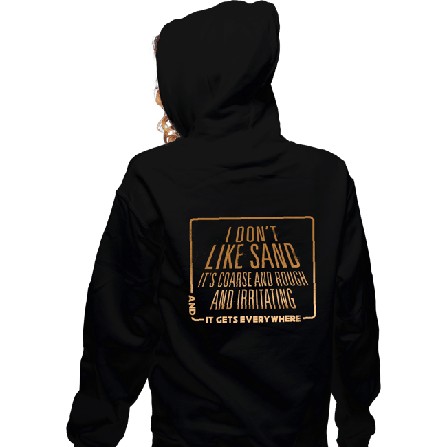 Secret_Shirts Zippered Hoodies, Unisex / Small / Black Bad Sand Feels