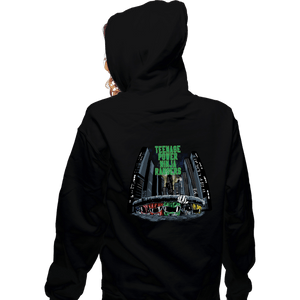 Last_Chance_Shirts Zippered Hoodies, Unisex / Small / Black Teenage Power Ninja Rangers