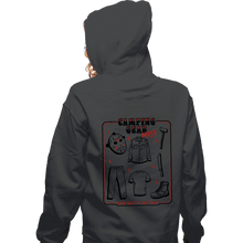 Load image into Gallery viewer, Daily_Deal_Shirts Zippered Hoodies, Unisex / Small / Dark Heather Camping Gear
