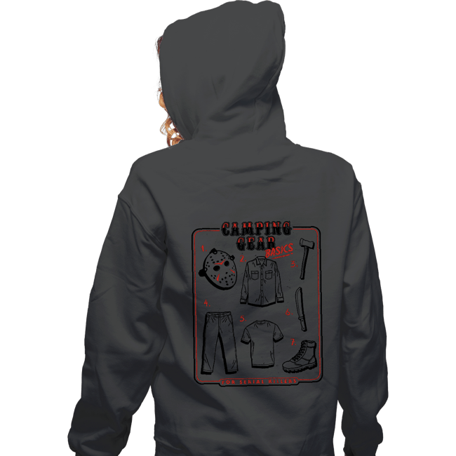 Daily_Deal_Shirts Zippered Hoodies, Unisex / Small / Dark Heather Camping Gear
