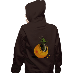 Shirts Zippered Hoodies, Unisex / Small / Dark Chocolate Dragon Egg