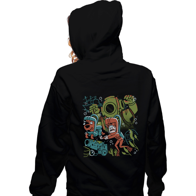 Secret_Shirts Zippered Hoodies, Unisex / Small / Black Mystery Dive!