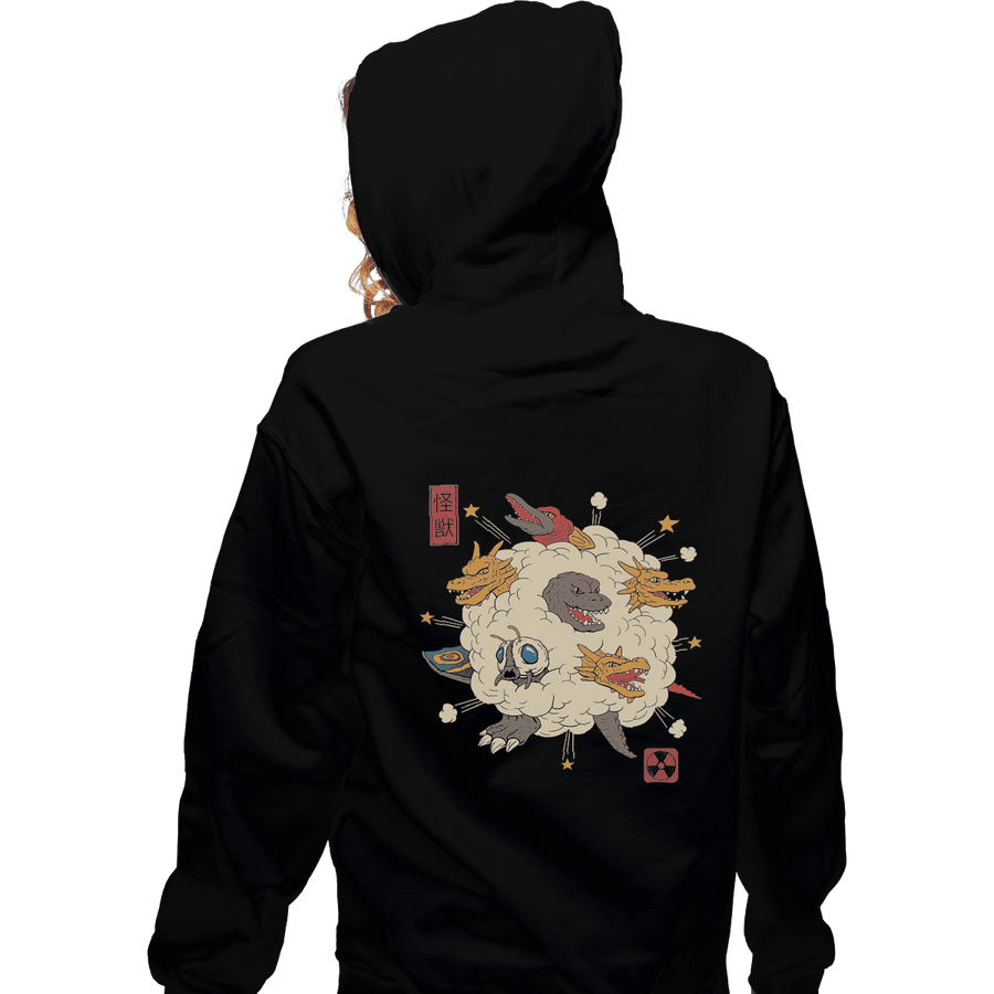 Shirts Zippered Hoodies, Unisex / Small / Black Kaiju Rumble