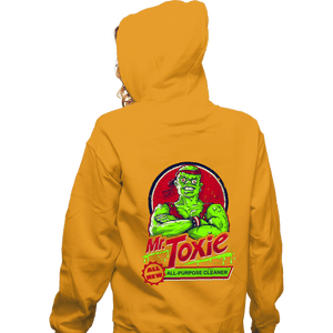 Daily_Deal_Shirts Zippered Hoodies, Unisex / Small / White Mr. Toxie