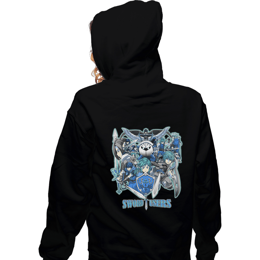 Shirts Zippered Hoodies, Unisex / Small / Black Sword Users