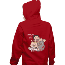 Load image into Gallery viewer, Shirts Pullover Hoodies, Unisex / Small / Red Shaun And Ed
