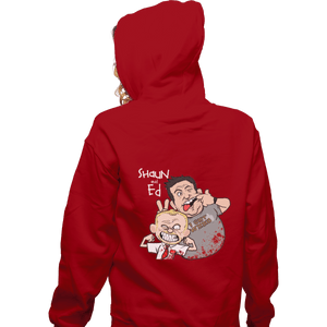 Shirts Pullover Hoodies, Unisex / Small / Red Shaun And Ed